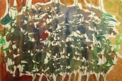 Abstrakte-Komposition-braun-Aquarell-42x59-1960