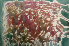 Abstrakte-Komposition-gruen-rot-Aquarell-42x59-1960