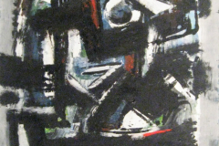 Abstraktion-ohne-Titel-Mischtechnik-auf-Karton-87x62-1960-verkauft-Dorotheum-Salzburg-