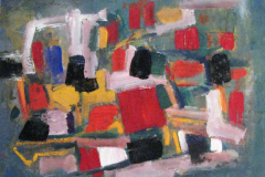 Abstraktion-ohne-Titel-Tempera-auf-Karton-41x56-1960-verkauft-Dorotheum-Salzburg
