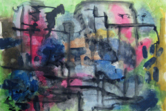 Abstraktion-rot-flaechig-Aquarell-30x42-1960