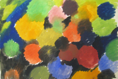 Farbkomposition-Kugeln-Tempera-50x70-1959