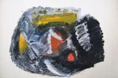 Komposition-A-Tempera-auf-Karton-50x70-1960