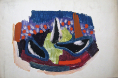 Komposition-B-Tempera-auf-Karton-50x70-1960
