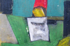 Quadrat-abstrakt-Mischtechnik-29x29-1958