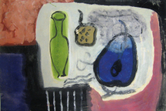 Abstraktes-Stillleben-Tempera-42x55-1962