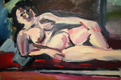 Akt-liegend-Oel-auf-Leinwand-77x100-1970