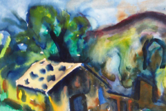 68-Almhuette-Aquarell-43x57-1956