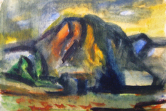 9-Berg-Aquarell-19x24.5-1952