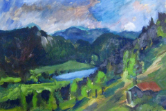 14-Berglandschaft-Mischtechnik-35x48-1955