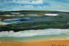 40-Kuestenlandschaft-gruen-Mischtechnik-36x48-1955