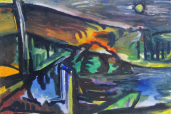 42-Landschaft-am-Abend-Tempera-40x56-1965