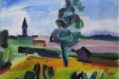 43-Landschaft-bei-Kienberg-Oel-auf-Leinwand-50x62-1966-verkauft Dorotheum Salzburg