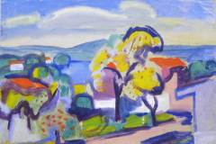 Chiemseelandschaft-Tempera-41x57-1955