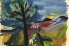 Bei-Aix-en-Provence-Aquarell-39x50-1965