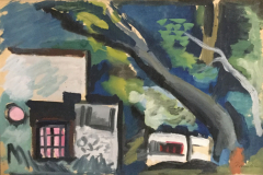 Bei-Aix-en-Provence-Tempera-50x75-1965
