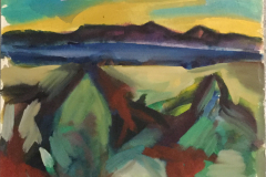 Landschaft-bei-Aix-en-Provence-Aquarell-39x50-1965