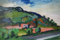 Landschaft-bei-Aix-en-Provence-Tempera-50x75-1965