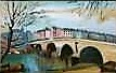 Paris-Seinebruecke-Tempera-48x74-ca-1960-verkauft-Pfeilschifter