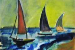 Boote-Aquarell-49x62-1956