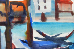 Boote-am-Gardsee-Aquarell-40x29-1953