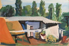 Savio-Poebene-Italien-Tempera-50x75-1965