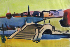 Venedig-Aquarell-41x59-1955-verkauft Auktion Dorotheum