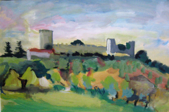 Casteglione-del-Lago-Umbien-Tempera-50x75-1965