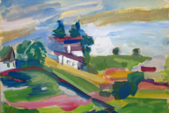 Landschaftskizze-Tempera-45x55-1955