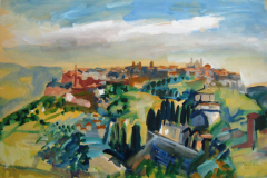 Orvieto-Italien-Tempera-50x75-1965