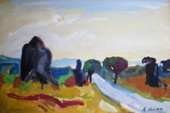 Via-Apia-Rom-Tempera-50x75-1965