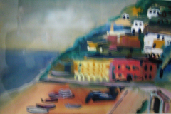 Positano-Tempera-50x75-1965-Glas
