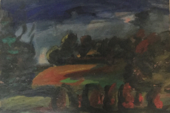 Bayerische-Landschaft-Mischtechnik-Firnis-28x38-1949