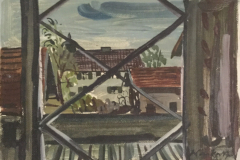 Obing-Blick-vom-Moserhaus-Mischtechnik-24x36-1947