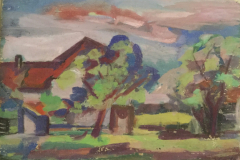 Bauernhof-in-Obing-Mischtechnik-44x63-1955