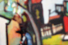 Obing-Bauernhofgarten-Tempera-60x40-1955-verkauft