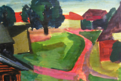 Obing-Reiterhof-Tempera-mit-Firnis-40x56-1956