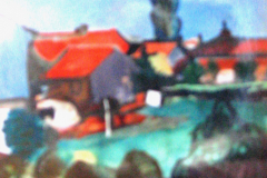 Obing-mit-Pappel-Aquarell-60x40-1956-verkauft
