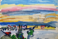 Stimmung-am-Obinger-See-Tempera-45x62-1953