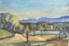 Seeoner-Kloster-vom-Weinberg-Tempera-30x40-1951