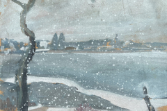 Altseeon-mit-Schneeflocken-Tempera-auf-Karton-24x30-1946