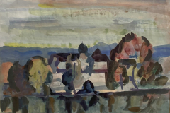 Kloster-Seeon-Tempera-35x46-1960