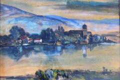 Fraueninsel-im-Chiemsee-Tempera-40x50-1947 verkauft in Oed