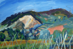 Bei-Blanes-Spanien-Tempera-35x47-1958
