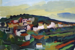 Blanes-Spanien-Tempera-35x47-1958