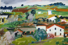 Blanes-Spanien-Tempera-39x57-1958