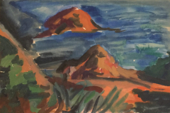Spanische-Kueste-Tempera-50x70-1963
