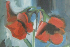 Amarilis-Tempera-50x37-1960-verkauft in Oed