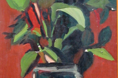 Rose-Friedl-zum-Geburtstag-1953-Oel-auf-Platte-45x20-1953