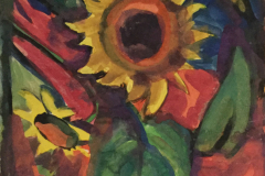 Sonnenblumen-Tempera-60x43-1955